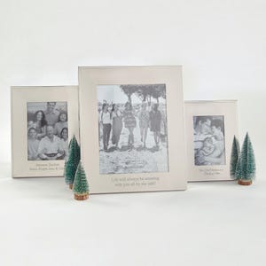 Engraved Tremont Silver School 8x10 Picture Frame, Mothers Day Gifts, Photo Frame, Custom Frame, Engraved Frame, School Photo