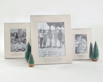 Engraved Tremont Silver School 8x10 Picture Frame, Mothers Day Gifts, Photo Frame, Custom Frame, Engraved Frame, School Photo