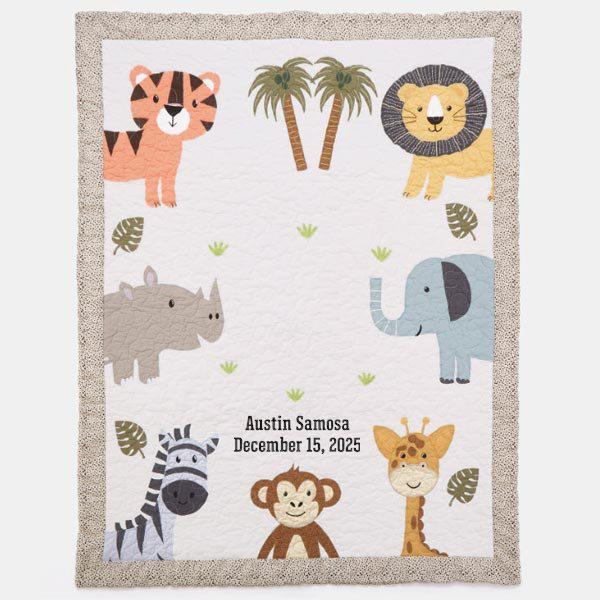 Majestic Safari Quilted Blanket NCU0VH492