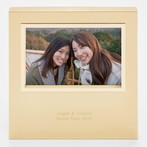 4 x 6 - Photo Frame / Picture Frame Finished in Genuine 22K Gold