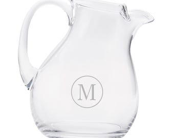 Etched Lenox Tuscany Party Pitcher, Summer Gifts, Tea, Lemonade, Party Gifts, Wedding, Anniversary, Bridal Shower, Housewarming, Graduation