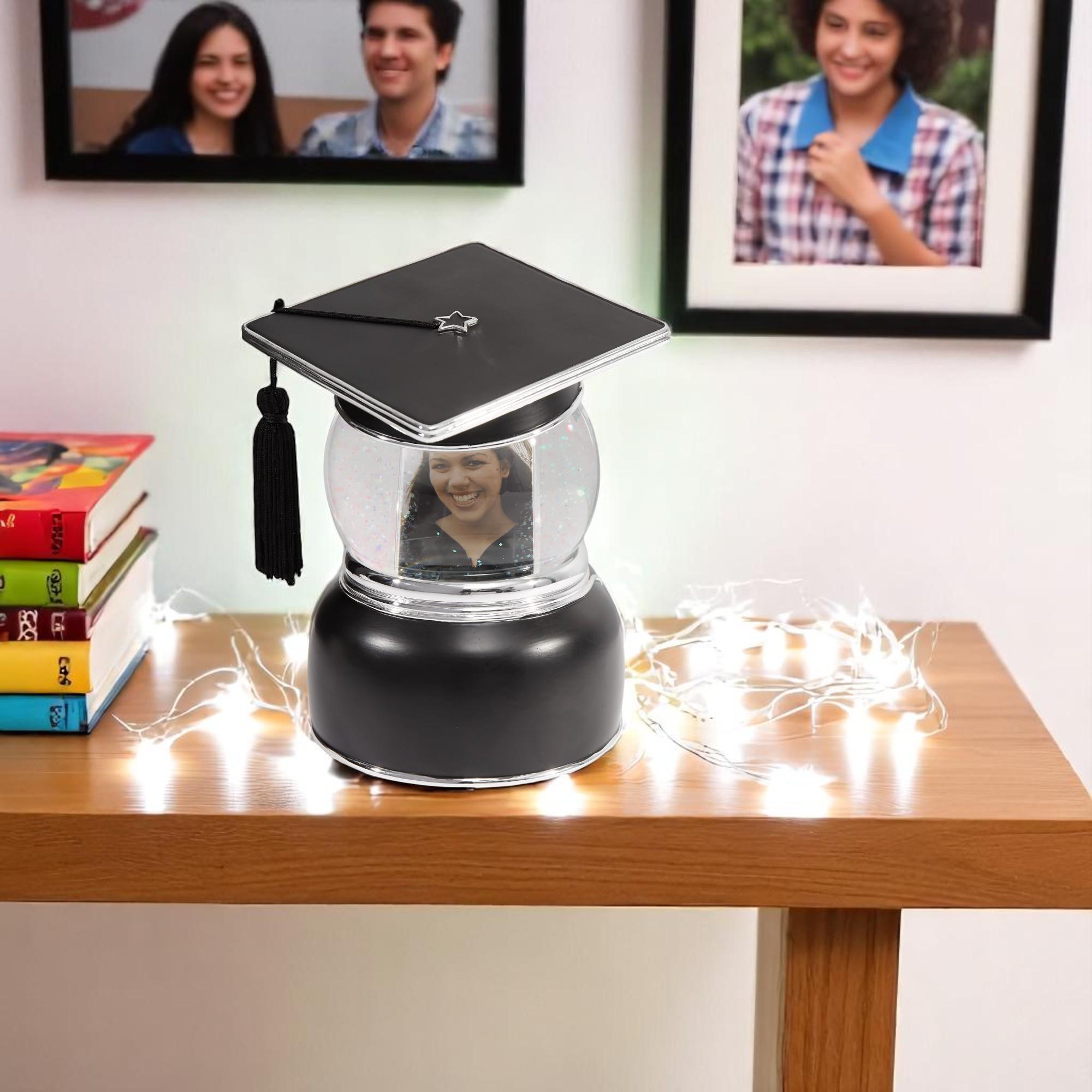 Personalized Graduation Snow Globe - Custom Grad Photo Keepsake - Class ...