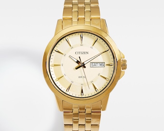 Engraved Watch for Men or Women – Custom Luxury Watch – Retirement Boss Gift – Personalized Anniversary Timepiece