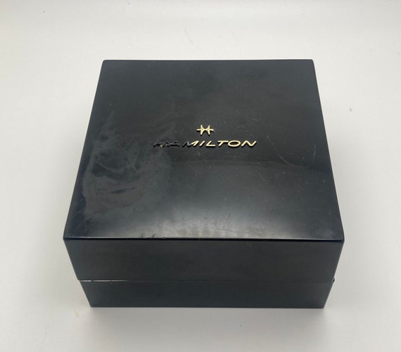Vintage 1960s Hamilton Dateline Thinomatic 10k GF With Original Presentation Box Etsy Canada