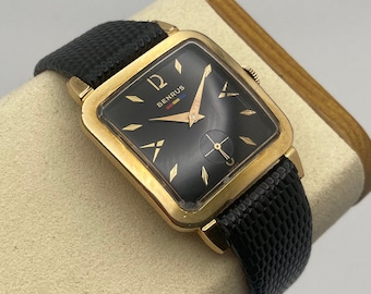 Vintage 1960's Benrus Manual Wind Fancy Square Dress Watch