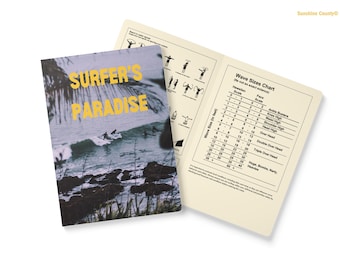 Surf Log Notizbuch: Wellen Tracker Journal, Surfen Geschenk