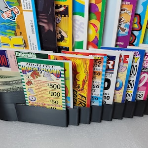 Large Bingo Organizer. 70 Strip 40 Flash. Choose a Color. Strip, Pull-Tab; Flash holder.