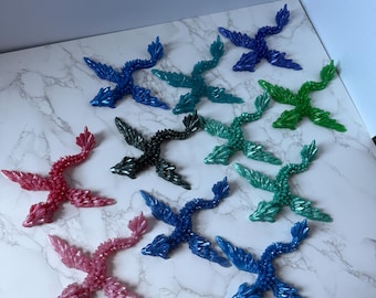 Handmade Resin Dragon | Bookstagram Bookshelf Decor, Fantasy Gift