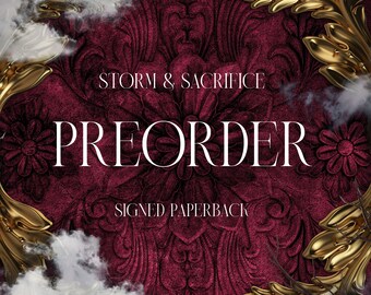 PREORDER Storm & Sacrifice (signed)