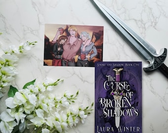 2 Art Prints - The Curse of Broken Shadows: Elias, Farrah, Brela (4x6in); Brela