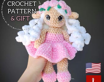 Buy 1 Get 1 Free - Forest Fairy Doll Crochet Pattern - Elf Amigurumi