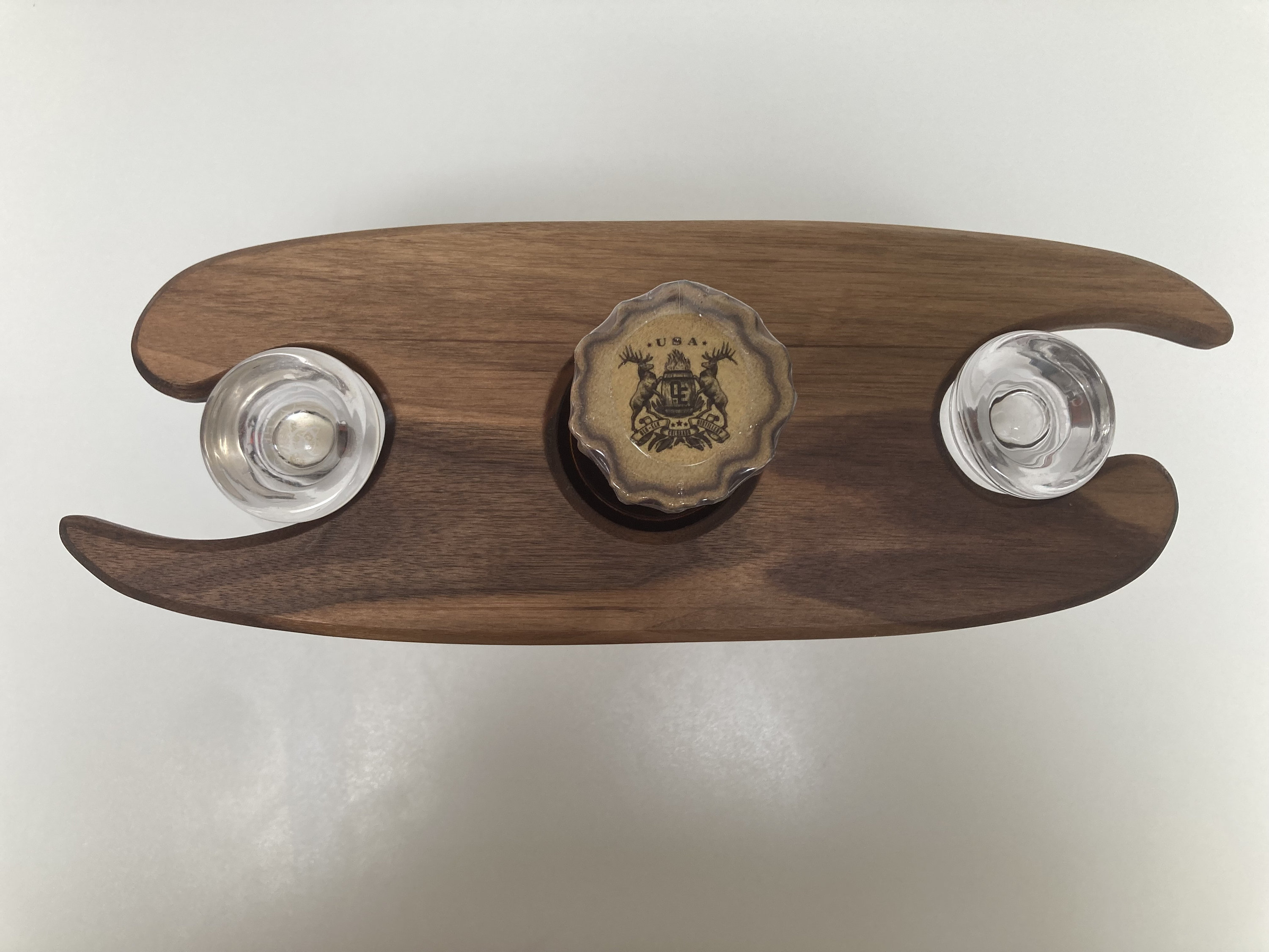 Personalized Whiskey Bottle Beverage Butler Whiskey Caddy Bottle Holder ...