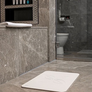 stone shower mat