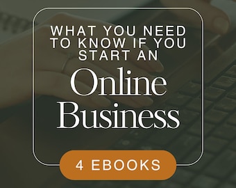 Online Business, 4 e-boeken die u helpen veelgemaakte fouten te voorkomen, Digitale download