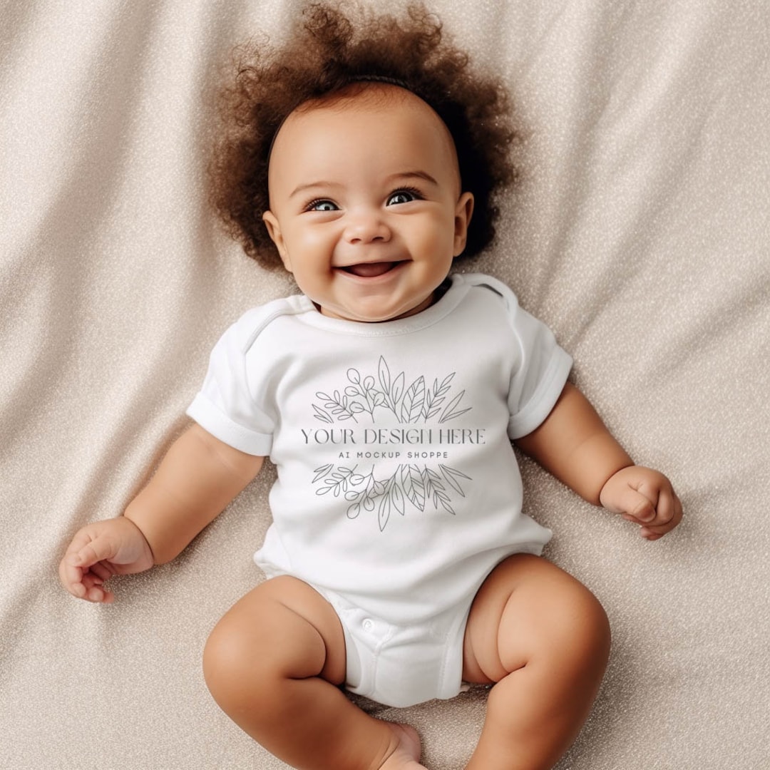 Baby Bodysuit Mockup Baby Shirt Mockup Print on Demand Baby Etsy