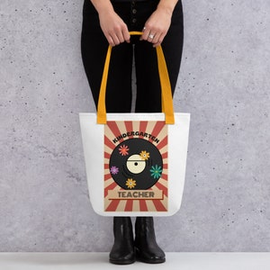 Sac fourre-tout pour enseignante de maternelle rétro années 80