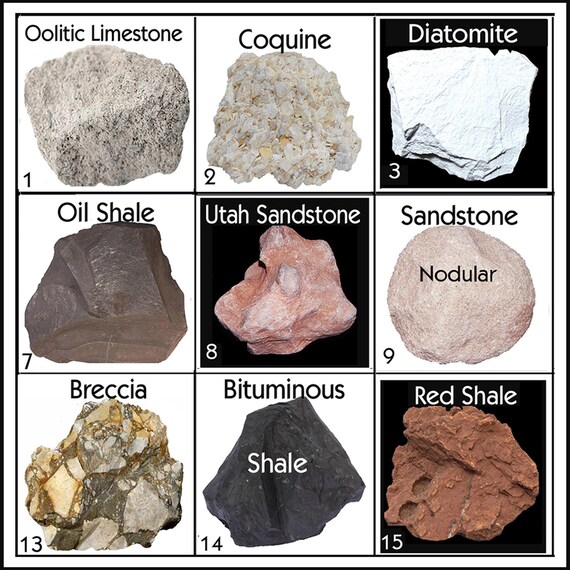 Sizing Chart Sedimentary Rocks Sedimentary Rock Identification Chart Earth Science Geology Pinterest