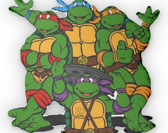 Oreillers en forme personnalisée Tortues Ninja