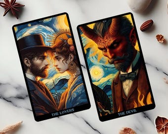 Van Gogh Tarot Deck, 78 Tarot Cards Complete Set