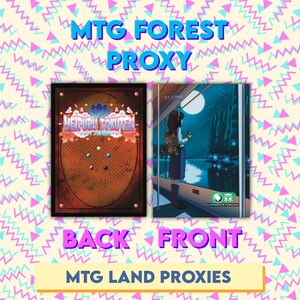 Foresta Terra Base [5 Copie] / Carte Proxy / Proxy MTG