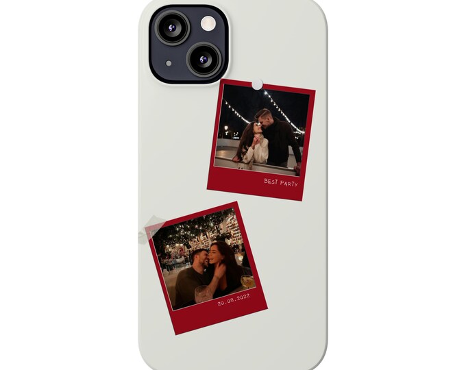 Custom iPhone Photo Case for iPhone 15 14 13 Personalized Photo Collage Phone case Gift idea for her Luxury Phone Case Christmas Gift