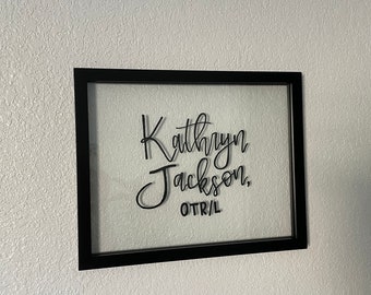 Personalized Floating Frame