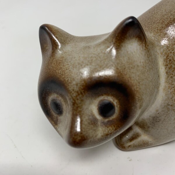 MCM HOWARD PIERCE Porcelain Raccoon - Pristine!