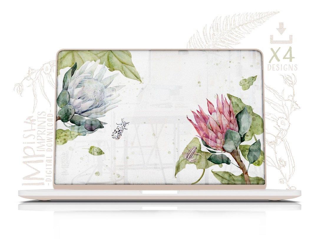 Desktop Computer Wallpaper Protea Flower Download for Mac - Etsy