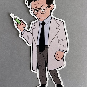 4in Herbert West Sticker