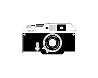 Voigtlander Bessa R Illustration Digital Download