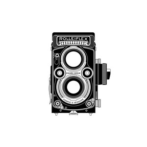 Rolleiflex 3.5F Illustration Digital Download