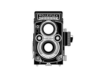 Rolleiflex 3.5F Illustration Digital Download