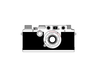 Leica iiif Illustration Digital Download