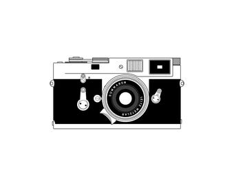 Leica M2 Illustration Digital Download