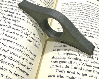 3D Printed Thumb Book Page Holder For Reading
