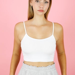 Yoga Top With Built in Bra, Strappy Yoga Tank Top, Barre Tank Top