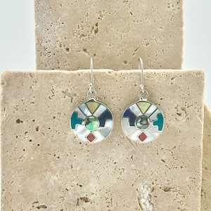 Geometric lines earrings l 950 silver handmade jewelry l One of a kid gift l Cusco - Peru