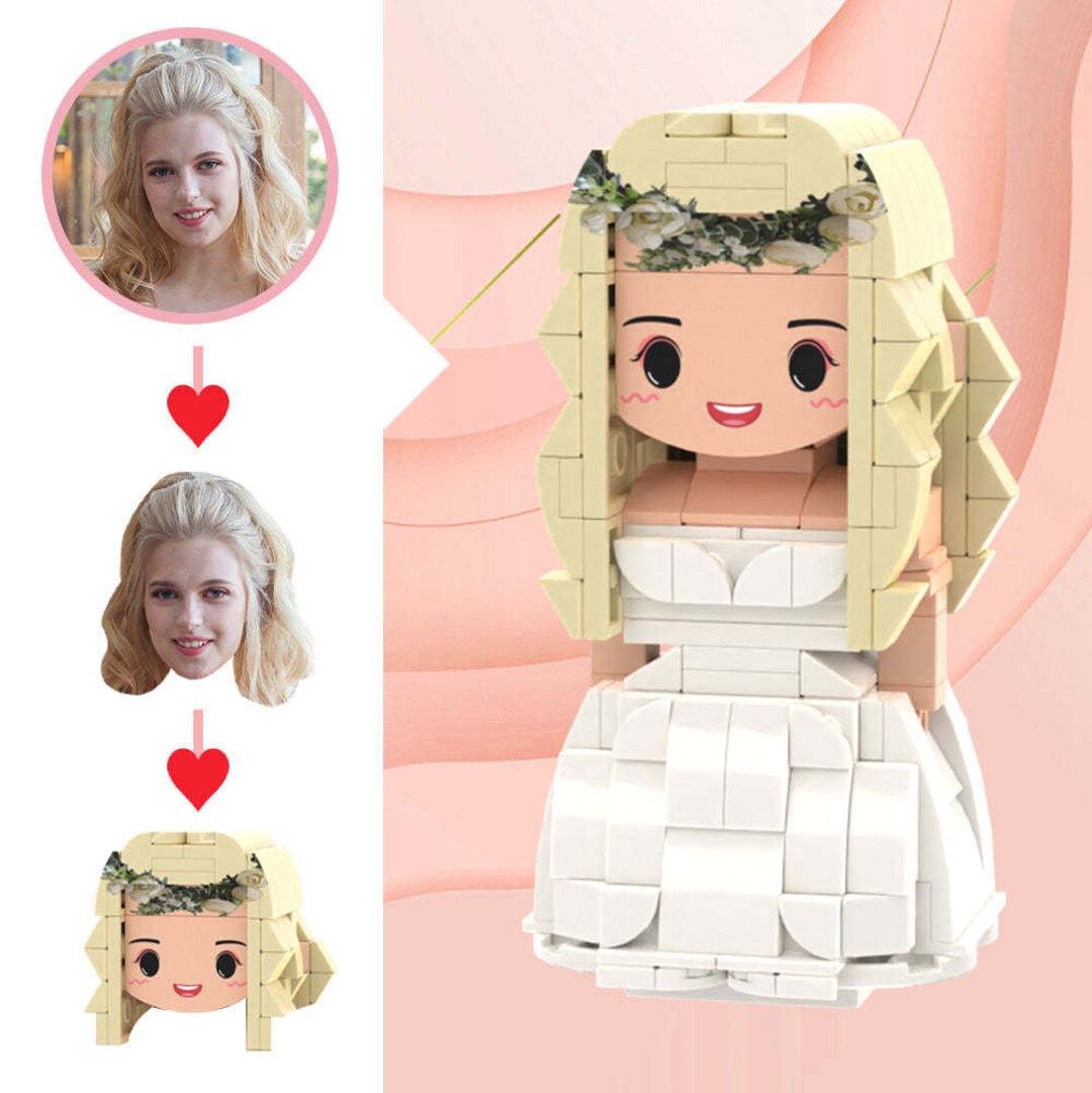 Personalized Wedding Brick Figure: Custom Mini-figure Gift - Etsy
