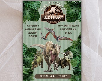 Biglietto D'Auguri Jurassic World JW007 - Birthday Boy - Con Busta, Ufficiale