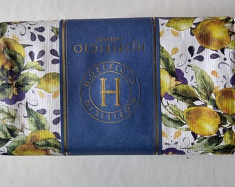 Hopificio ITALIAN LEMON Finest Triple Milled Soap Set of 2  7.0 oz each Total Wt 14.1 oz Made in ITALY. A great Gift for Any Occasion.