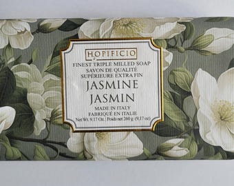 Hopificio JASMINE Finest Triple Milled ITALIAN Bar Soap 9.17 oz - A Great Gift for Any Occasion !