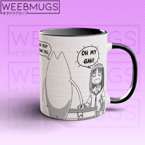Anime Coffee Mug Meme, Hello Everynyan, Osaka Oh My Gah, Meme Mug, Anime Mug, Funny Anime Mug, Funny Anime Gift, Anime Meme