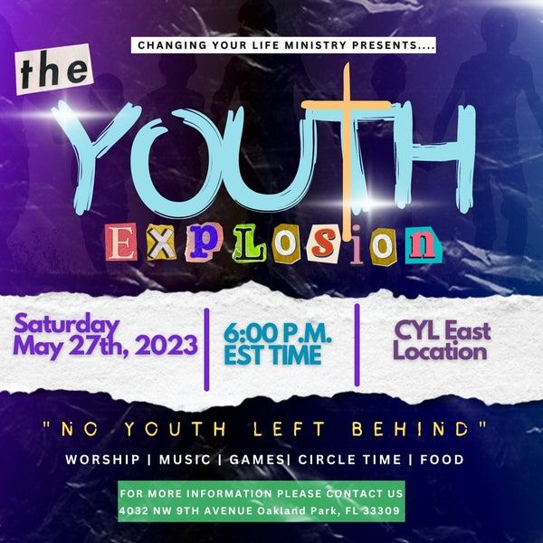 Pre-Made Youth Event Flyer
