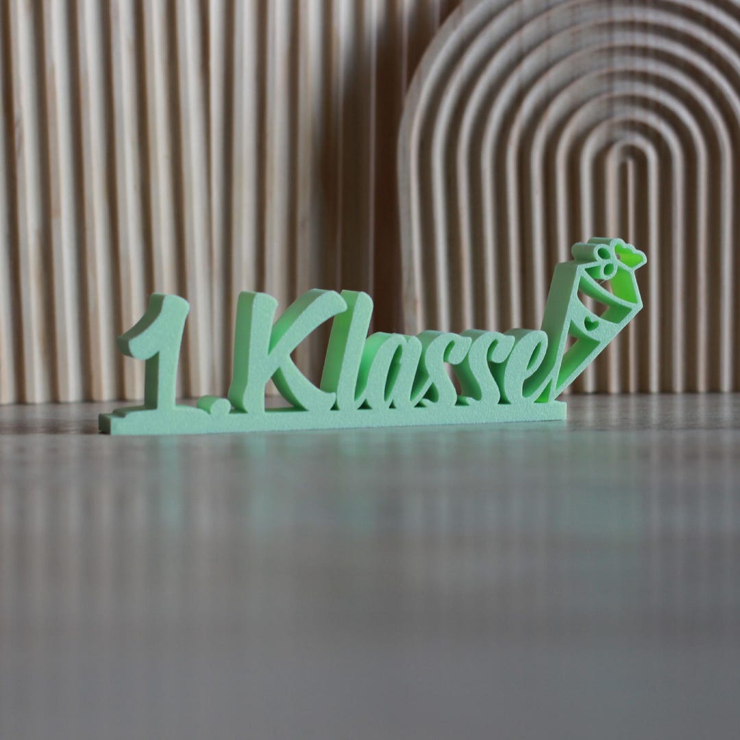 3D Print Lettering 1st Grade Modern Decoration School Enrollment Start ...