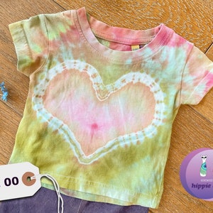 T-shirt met cool hart voor baby&#39;s (maten 000 - 1)