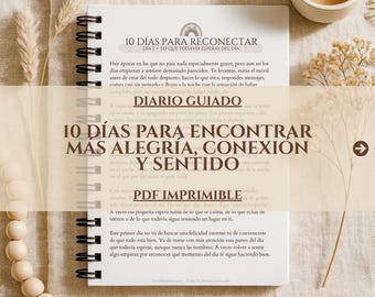 Spanish Personal Growth Journal: A Digital Workbook for Self Reflection and Guided Journaling Prompts