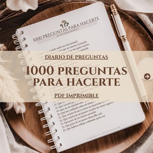 Spanish Journal for Reflection And Wellness Prompts emotional support self discovery (Digital download PDF)