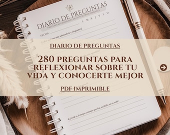 Spanish Question Journal Prompts for Self-Discovery Writing Personal Growth and Reflection (Digital Download PDF)