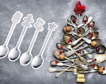 Christmas Hot Chocolate Spoon, Stocking Filler Presents, Tea Lover Gifts, Thoughtful Gifts, Hot Cocoa Spoons, Secret Santa Gift