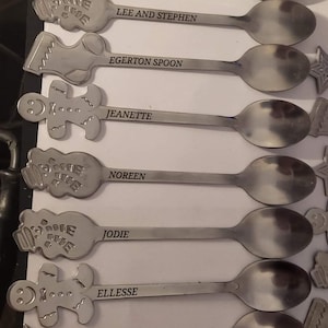 Personalised Christmas Hot Chocolate Spoon, Stocking Filler Presents, Tea Lover Gifts, Thoughtful Gifts, Hot Cocoa Spoons, Secret Santa Gift image 2